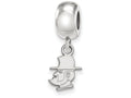 LogoArt Sterling Silver Appalachian State University Bead Charm Charm Xs Dangle Bead Charm