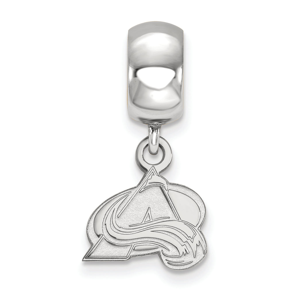 LogoArt Sterling Silver Colorado Avalanche Bead Charm Charm Xs Dangle Bead Charm