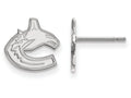Logoart 925 Sterling Silver Vancouver Canucks Extra Small Post Earrings