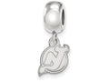 LogoArt Sterling Silver New Jersey Devils Bead Charm Charm Xs Dangle Bead Charm
