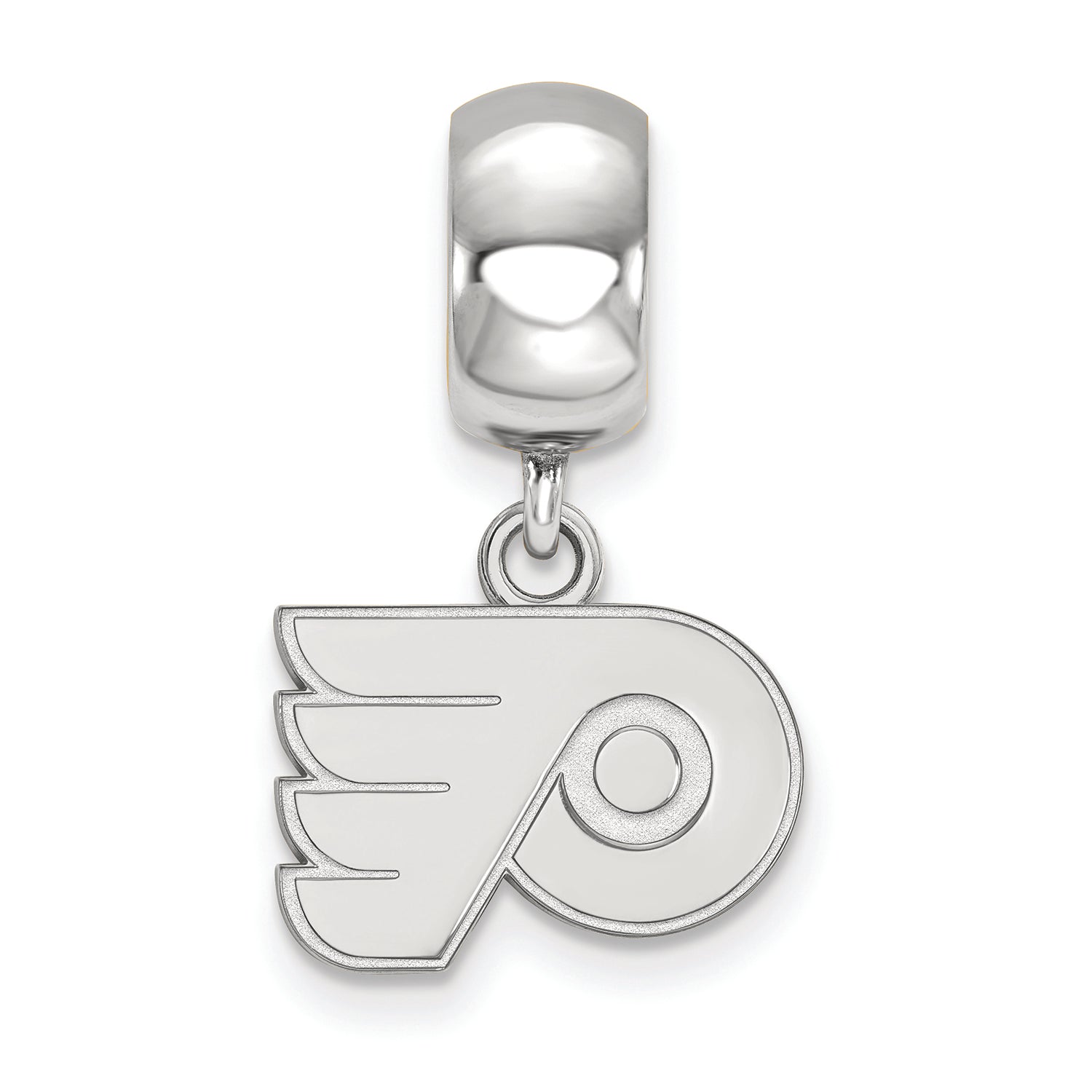 LogoArt Sterling Silver Philadelphia Flyers Bead Charm Charm Xs Dangle Bead Charm