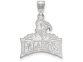 LogoArt Sterling Silver Furman University Large Pendant Necklace