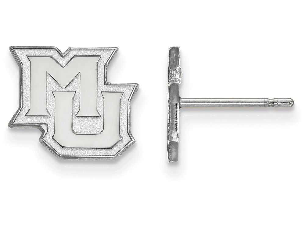 LogoArt Sterling Silver Marquette University Xs Post Earrings