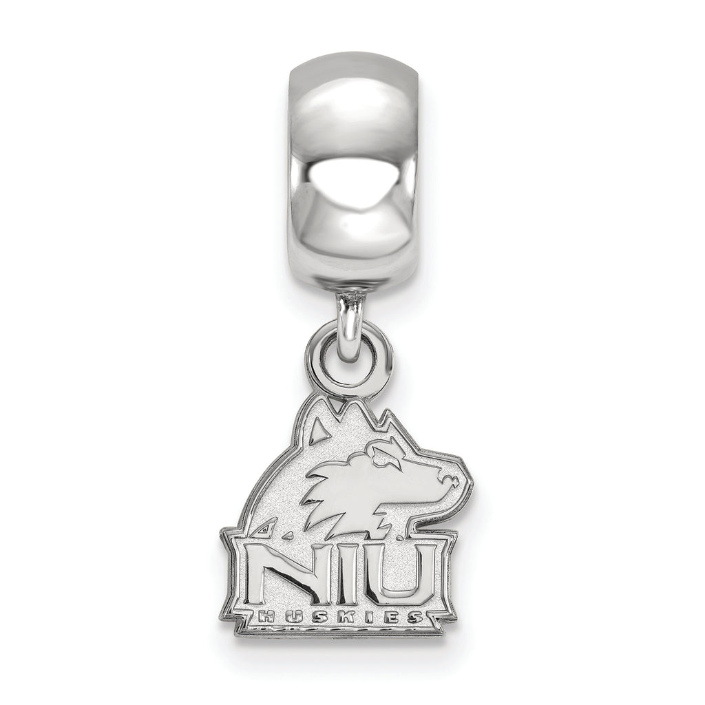 LogoArt Sterling Silver Northern Illinois University Bead Charm Charm Xs Dangle Bead Charm