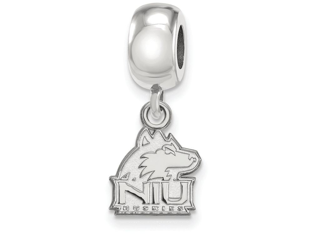 LogoArt Sterling Silver Northern Illinois University Bead Charm Charm Xs Dangle Bead Charm
