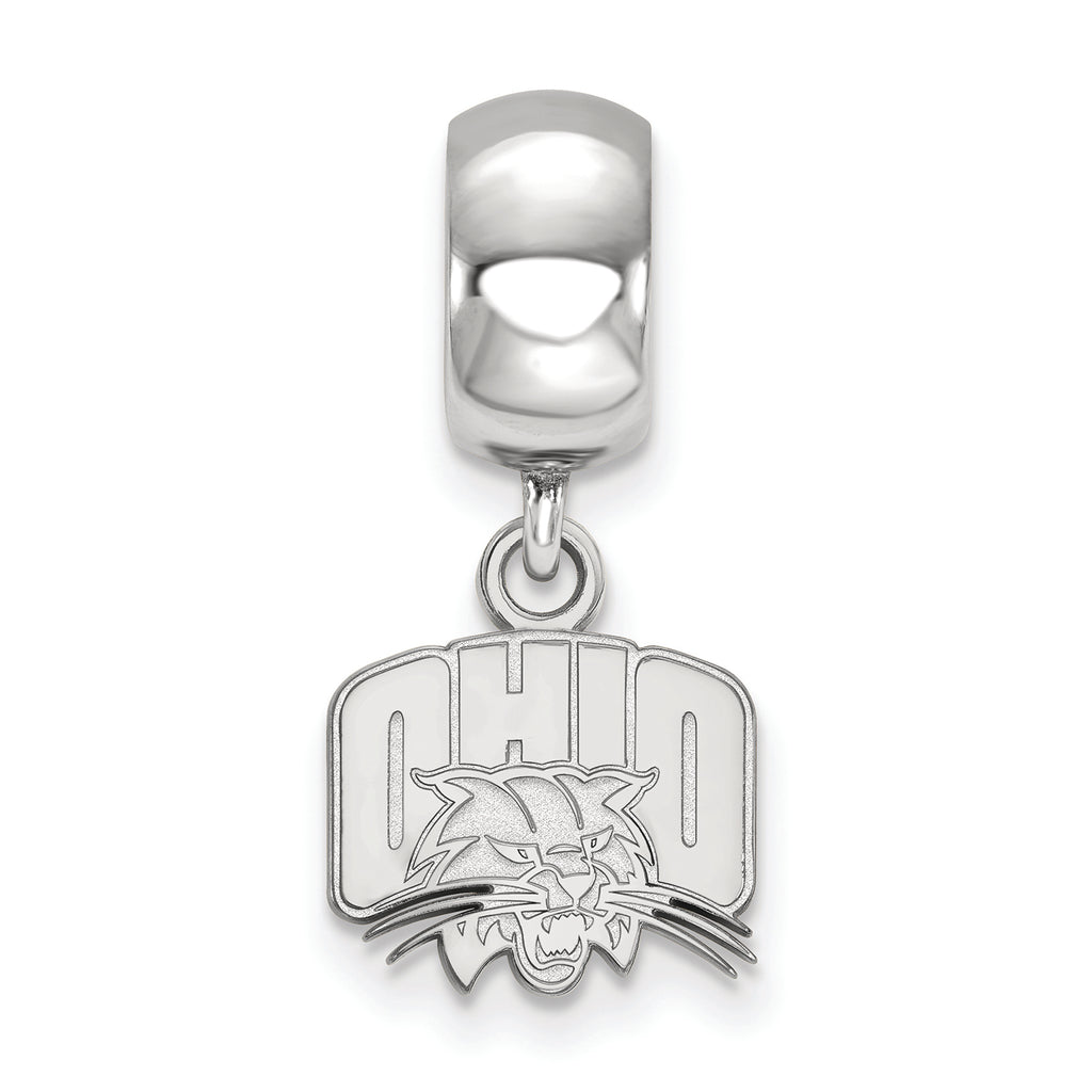 LogoArt Sterling Silver Ohio University Bead Charm Charm Xs Dangle Bead Charm
