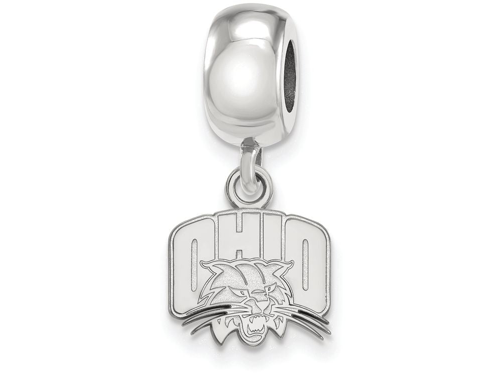 LogoArt Sterling Silver Ohio University Bead Charm Charm Xs Dangle Bead Charm