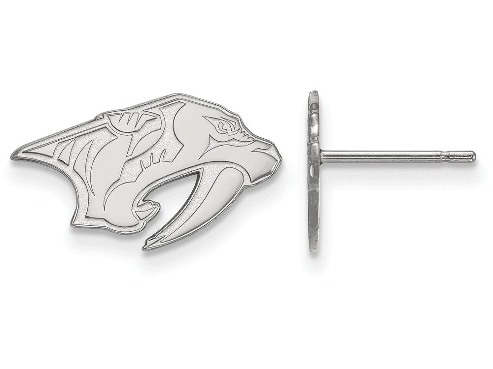 Logoart 925 Sterling Silver Nashville Predators Extra Small Post Earrings