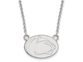 LogoArt Sterling Silver Penn State University Small Pendant Necklace
