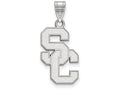 Logoart 925 Sterling Silver University Of Southern California Large Enamel Pendant
