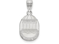 LogoArt Sterling Silver Coastal Carolina University Medium Crest Pendant Necklace