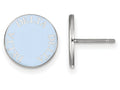 LogoArt Sterling Silver Delta Delta Delta Enameled Post Earrings