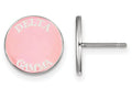 LogoArt Sterling Silver Delta Gamma Enameled Post Earrings
