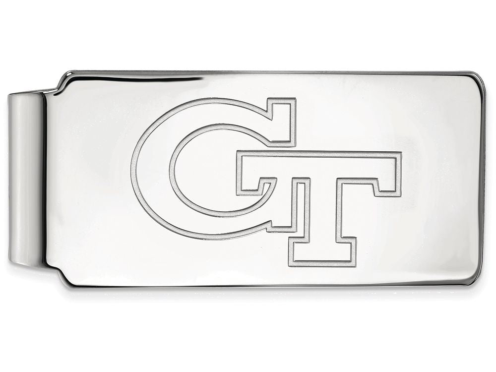 Logoart 925 Sterling Silver Georgia Institute Of Technology Money Clip