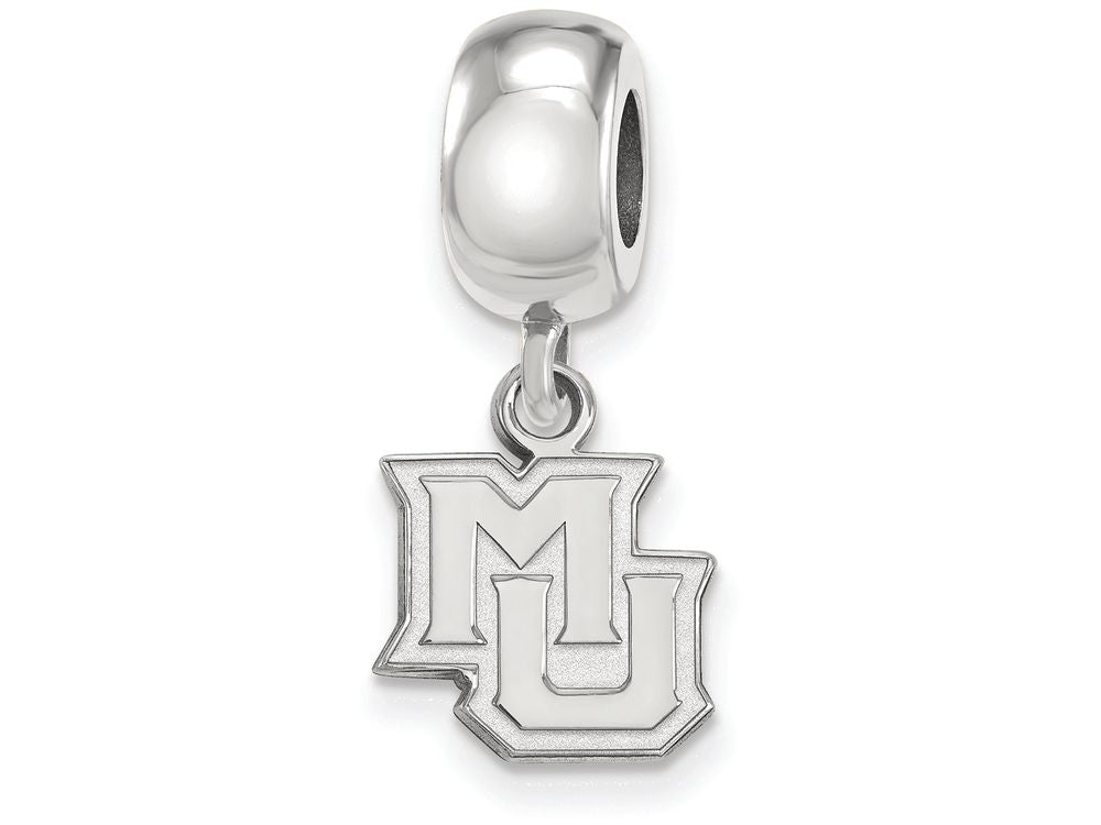 LogoArt Sterling Silver Marquette University Bead Charm Charm Xs Dangle Bead Charm