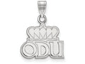 LogoArt Sterling Silver Old Dominion University Small Pendant Necklace