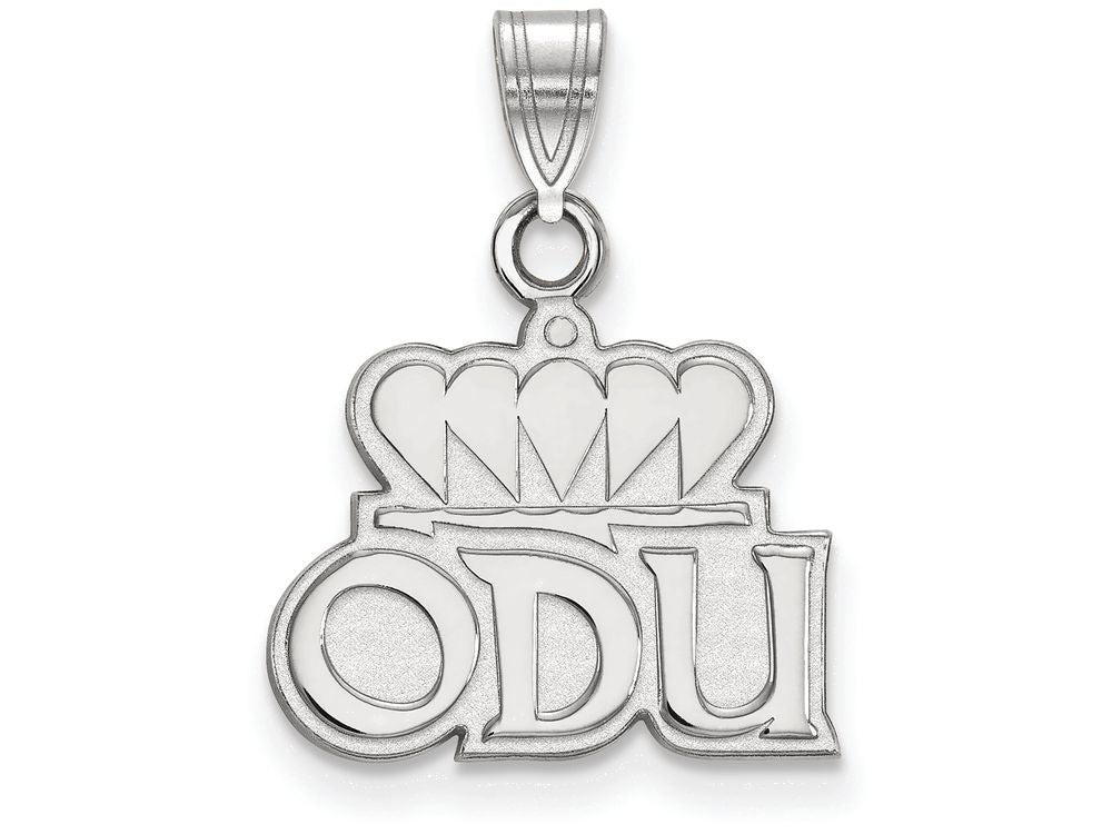 LogoArt Sterling Silver Old Dominion University Small Pendant Necklace