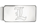 Logoart 925 Sterling Silver University Of Louisville Money Clip