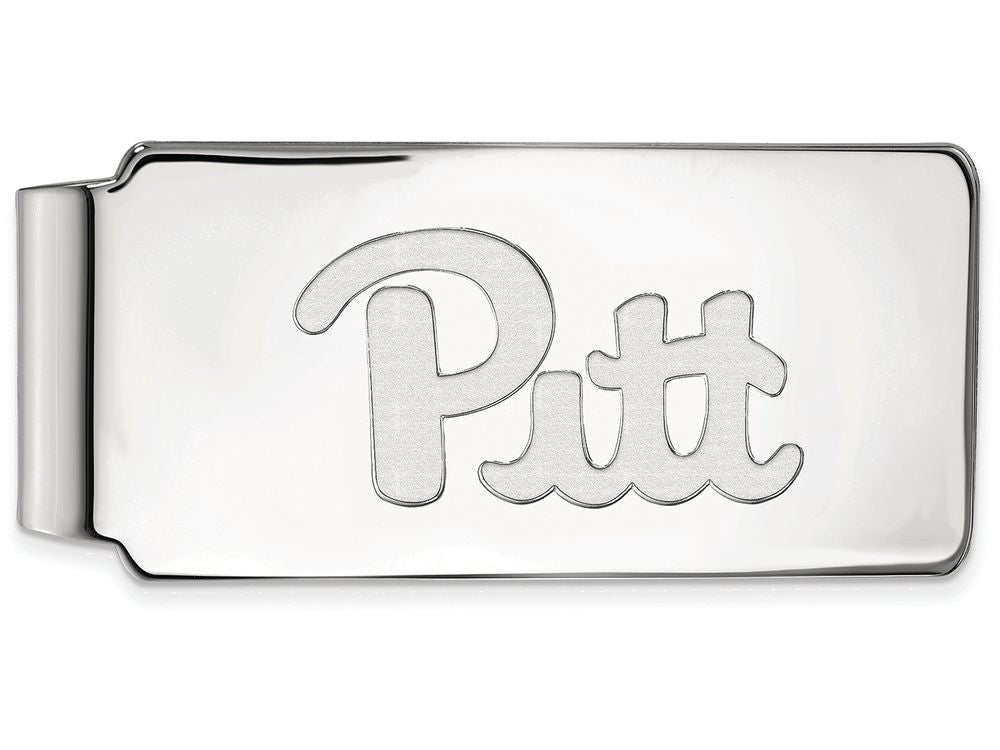 Logoart 925 Sterling Silver University Of Pittsburgh Money Clip