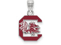 Logoart 925 Sterling Silver University Of South Carolina Medium Enamel Pendant