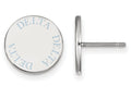 LogoArt Sterling Silver Delta Delta Delta Enameled Post Earrings