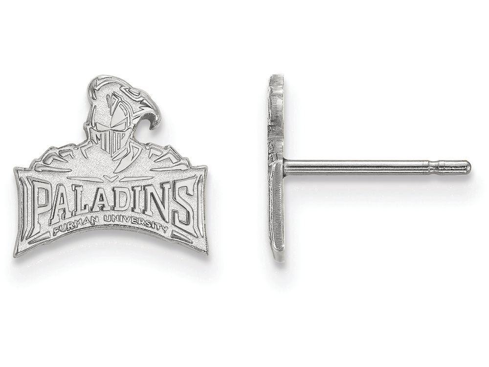 LogoArt Sterling Silver Furman University Xs Post Earrings