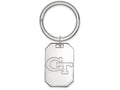 Logoart 925 Sterling Silver Georgia Institute Of Technology Key Chain