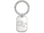 Logoart 925 Sterling Silver Georgia Institute Of Technology Key Chain