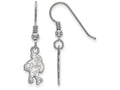LogoArt Sterling Silver Iowa State University Small Dangle Earrings Wire