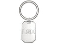 Logoart 925 Sterling Silver Louisiana State University Key Chain