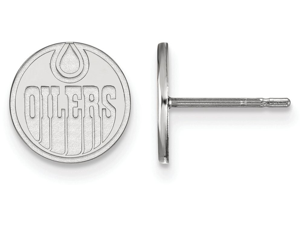 Logoart 925 Sterling Silver Edmonton Oilers Extra Small Post Earrings