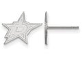Logoart 925 Sterling Silver Dallas Stars Extra Small Post Earrings