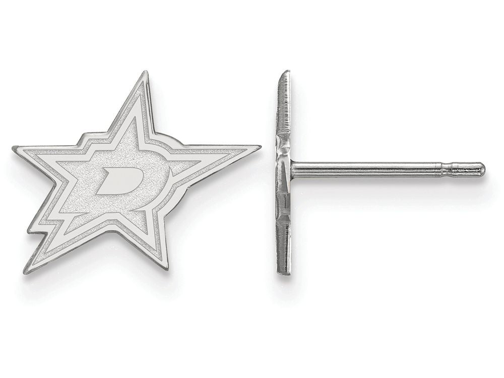 Logoart 925 Sterling Silver Dallas Stars Extra Small Post Earrings