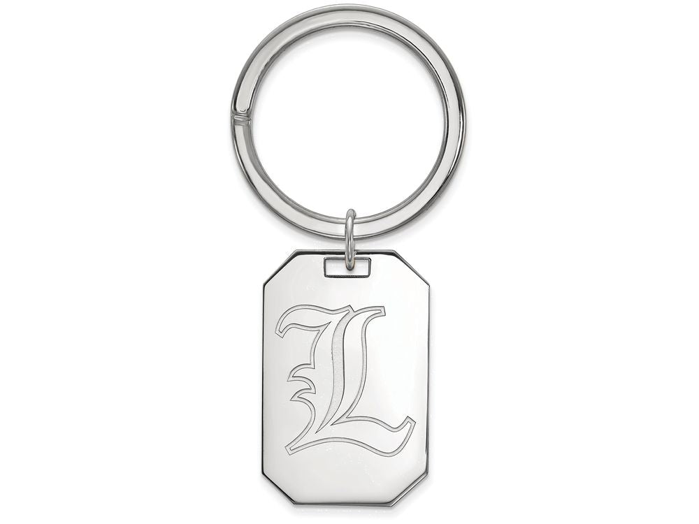 Logoart 925 Sterling Silver University Of Louisville Key Chain