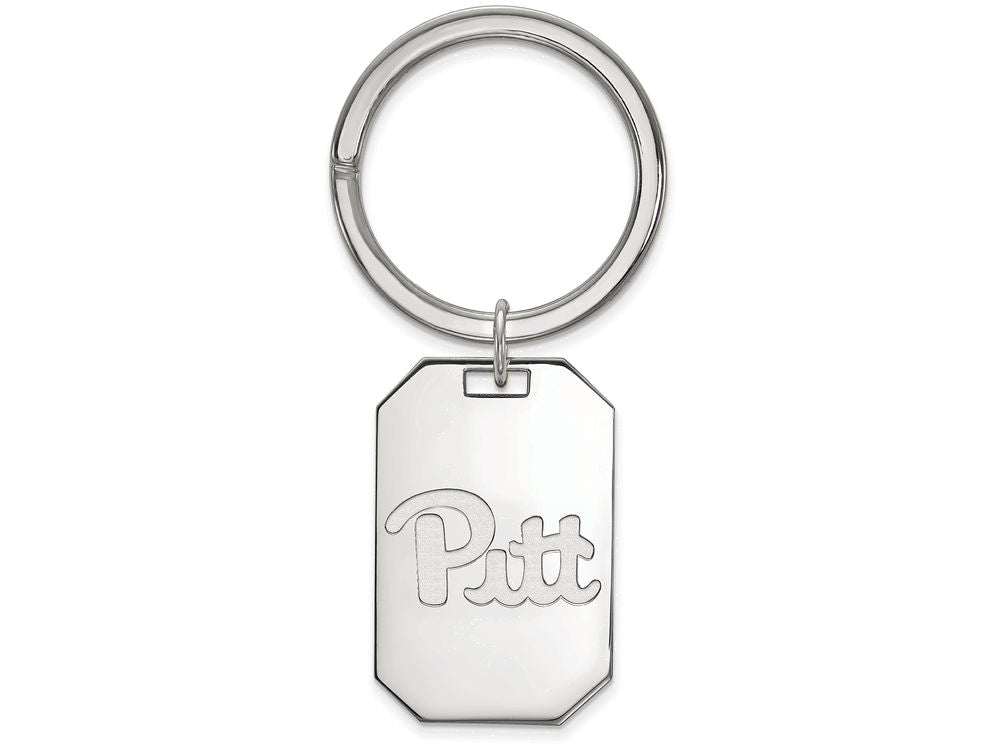 Logoart 925 Sterling Silver University Of Pittsburgh Key Chain