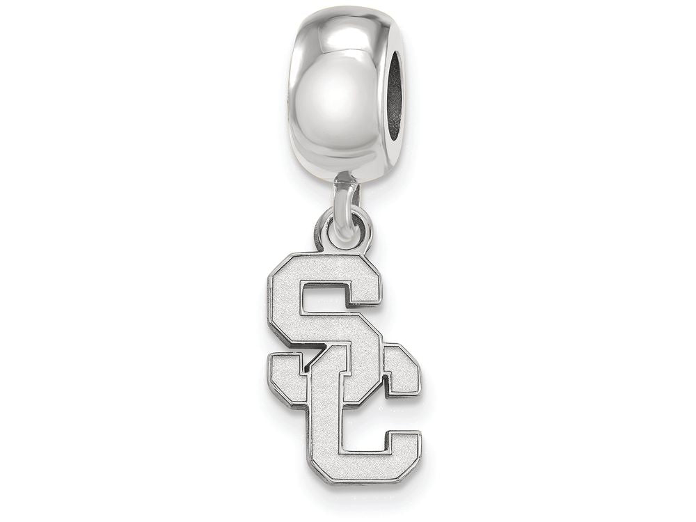 Logoart 925 Sterling Silver University Of Southern California Bead Charm Small Dangle