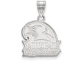 LogoArt Sterling Silver Miami University Medium Pendant Necklace