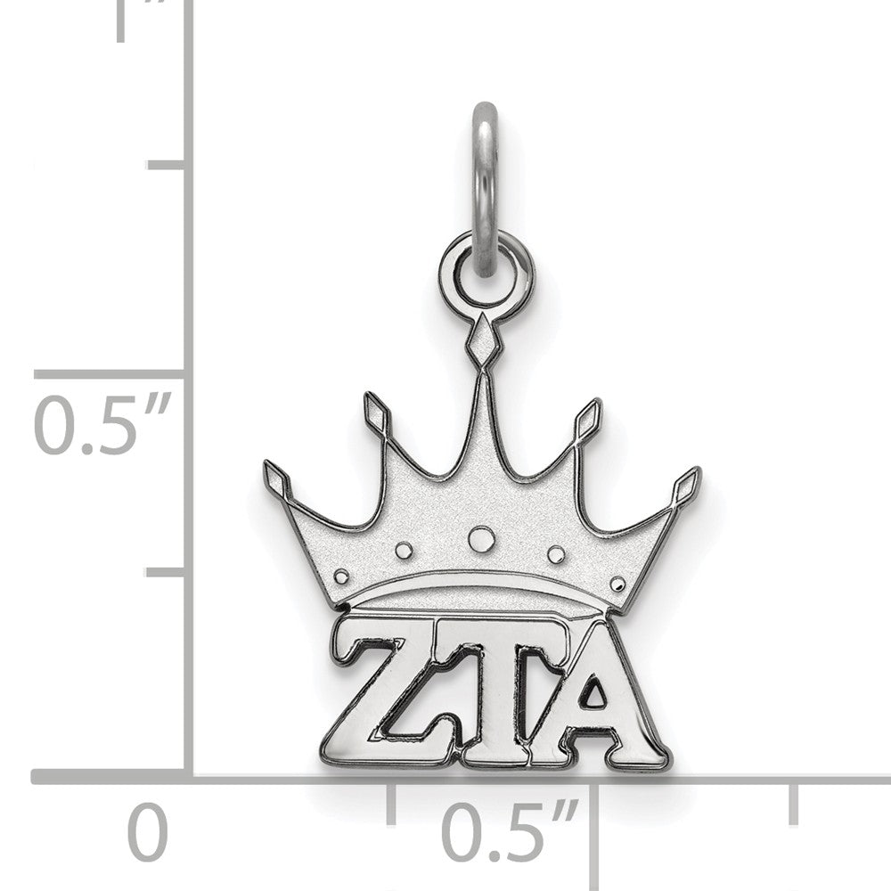 LogoArt Sterling Silver University Of Louisville Small Dog Tag Pendant Necklace