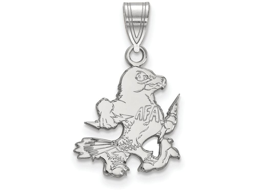 LogoArt Sterling Silver United States Air Force Academy Medium Pendant Necklace