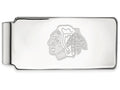 Logoart Nhl 925 Sterling Silver Chicago Blackhawks Money Clip