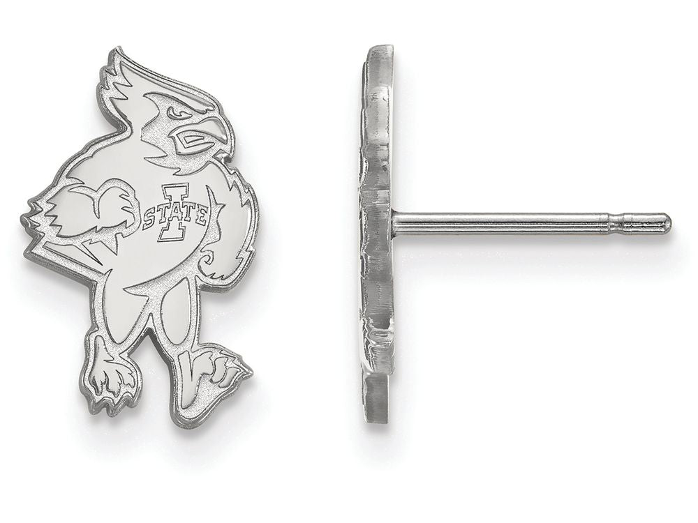 LogoArt Sterling Silver Iowa State University Small Post Earrings