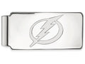 Logoart Nhl 925 Sterling Silver Tampa Bay Lightning Money Clip