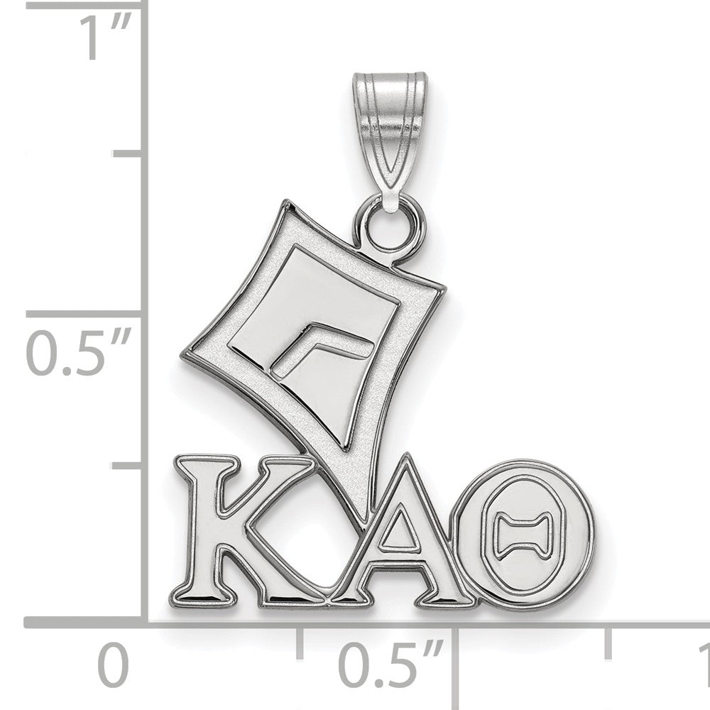LogoArt Sterling Silver Louisiana State University Large Dog Tag Pendant Necklace