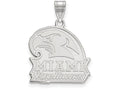 LogoArt Sterling Silver Miami University Large Pendant Necklace
