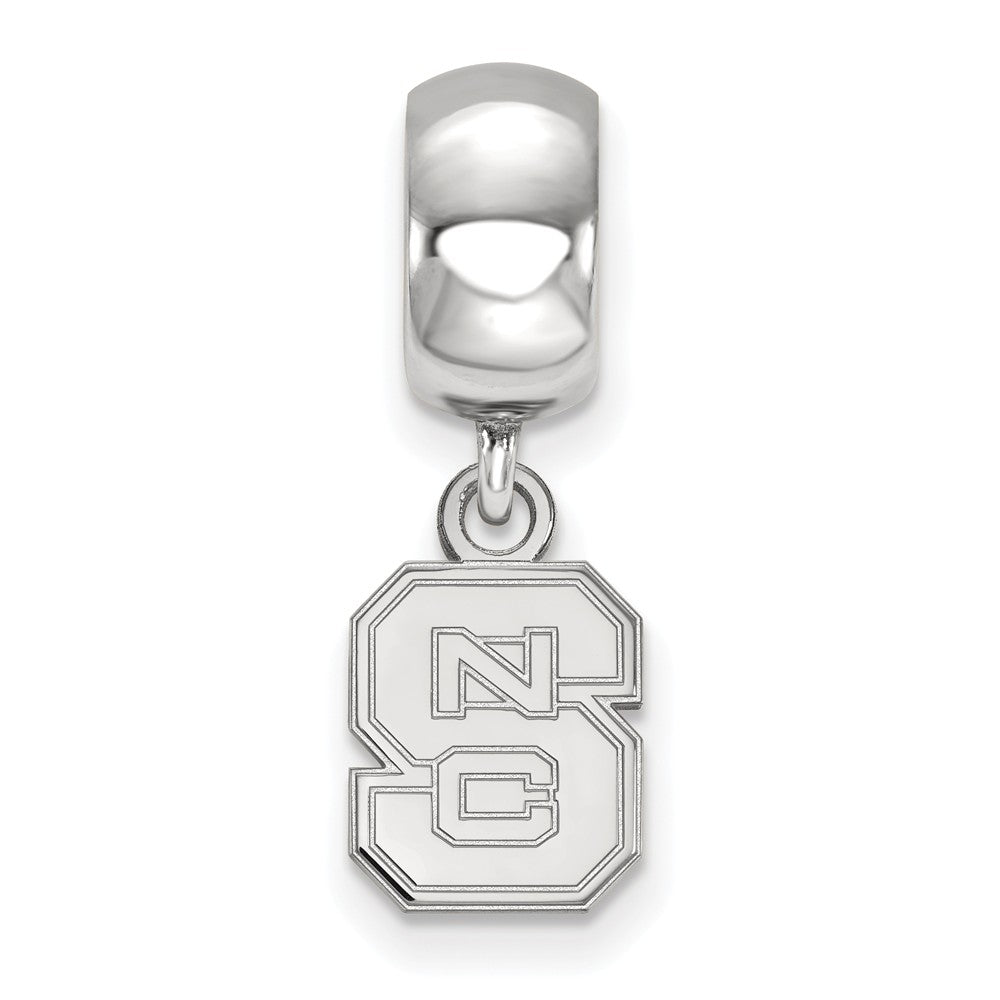 LogoArt Sterling Silver Rutgers Xlarge Enamel Disc Pendant Necklace