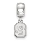 LogoArt Sterling Silver Rutgers Xlarge Enamel Disc Pendant Necklace