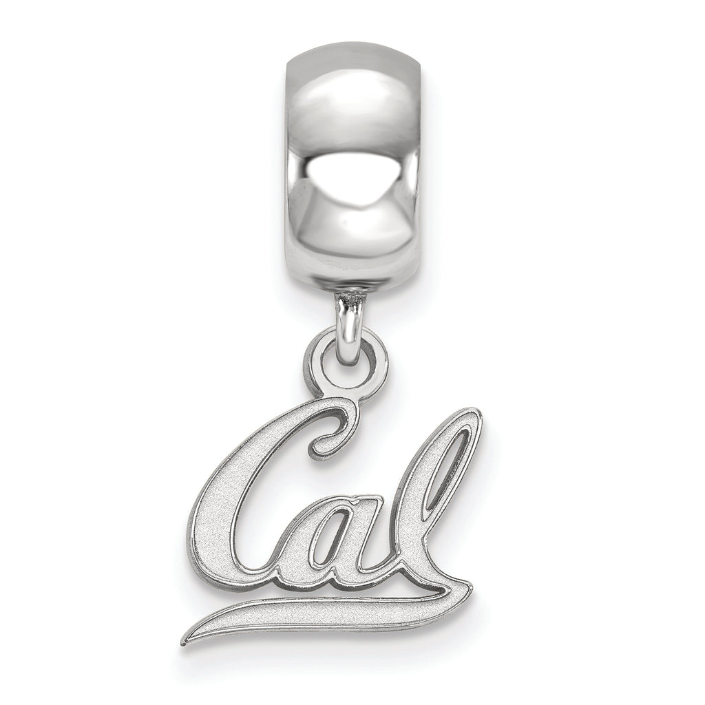 LogoArt Sterling Silver University Of California Berkeley Bead Charm Charm Xs Dangle Bead Charm