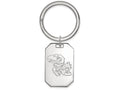 Logoart 925 Sterling Silver University Of Kansas Key Chain