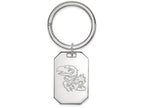 Logoart 925 Sterling Silver University Of Kansas Key Chain