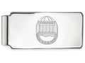 Logoart 925 Sterling Silver Coastal Carolina University Money Clip Crest